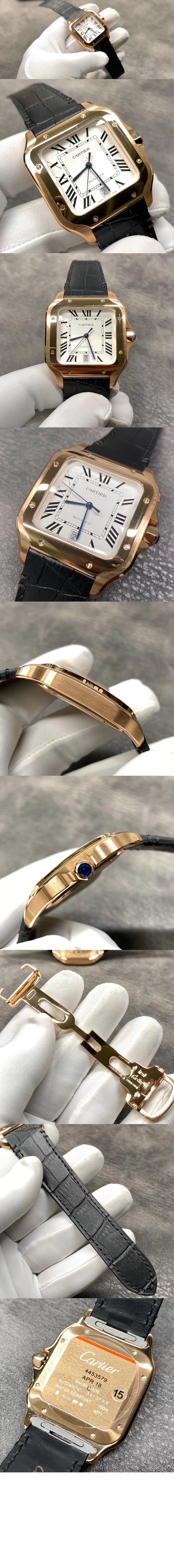 미러급레플리카사이트 | 명품레플리카 전문 쇼핑몰  | 퍼스트원 - 산토스 드 까르띠에 워치 35 WGSA0028 > 까르띠에