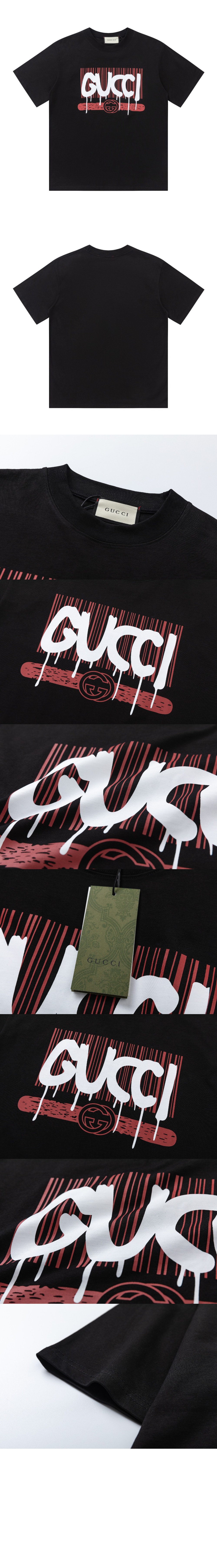 미러급레플리카사이트 | 명품레플리카 전문 쇼핑몰  | 퍼스트원 - 로고 프린트 반팔 > 구찌