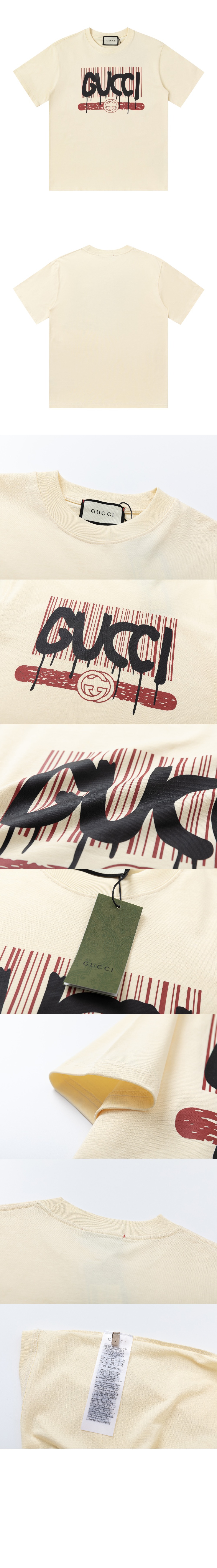 미러급레플리카사이트 | 명품레플리카 전문 쇼핑몰  | 퍼스트원 - 로고 프린트 반팔 > 구찌