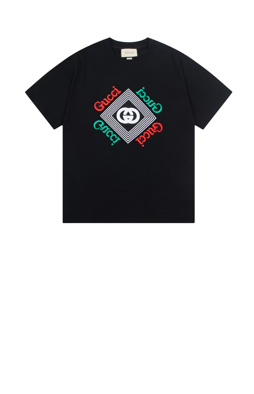 미러급레플리카사이트 | 명품레플리카 전문 쇼핑몰  | 퍼스트원 - 로고 프린트 반팔 > 구찌