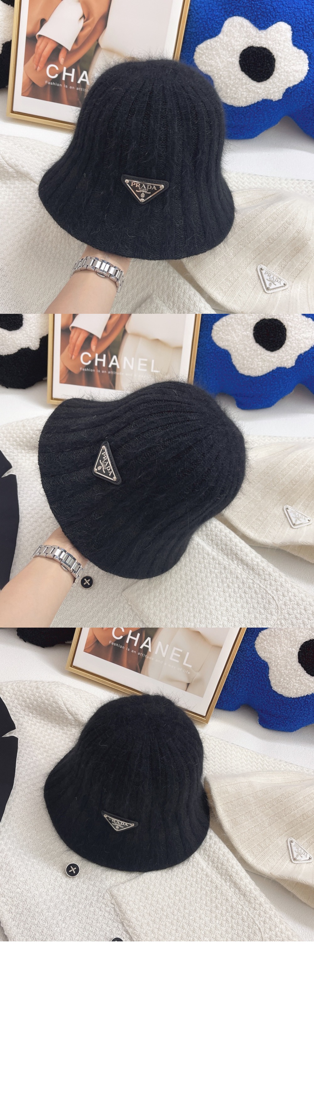 미러급레플리카사이트 | 명품레플리카 전문 쇼핑몰  | 퍼스트원 - 니트 벙거지 2HC513 > 프라다