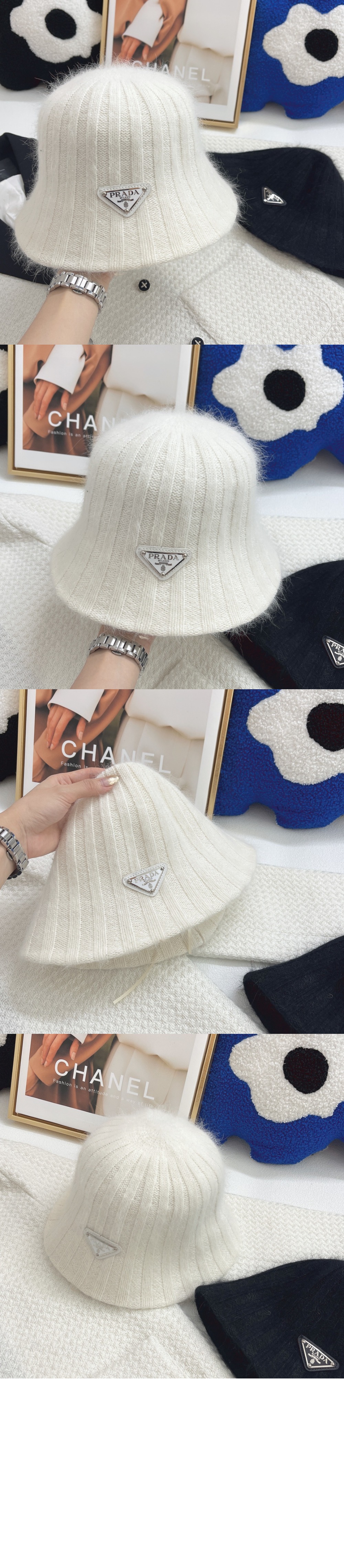 미러급레플리카사이트 | 명품레플리카 전문 쇼핑몰  | 퍼스트원 - 니트 벙거지 2HC513 > 프라다