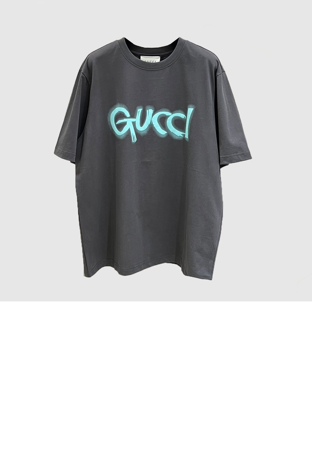 미러급레플리카사이트 | 명품레플리카 전문 쇼핑몰  | 퍼스트원 - 로고 프린트 반팔 > 구찌