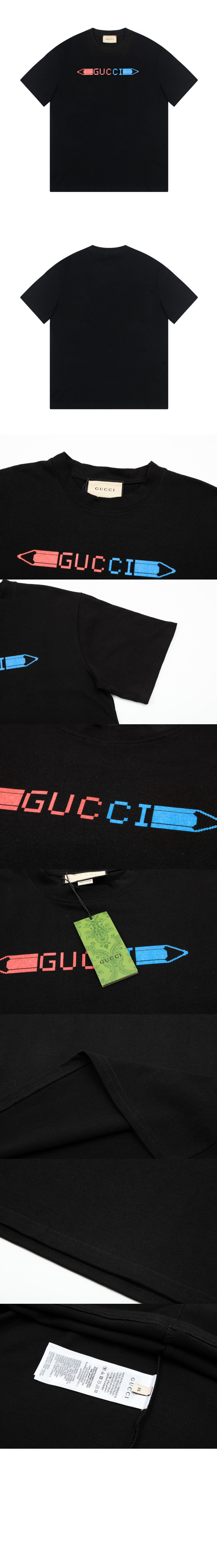 미러급레플리카사이트 | 명품레플리카 전문 쇼핑몰  | 퍼스트원 - 로고 프린트 반팔 > 구찌