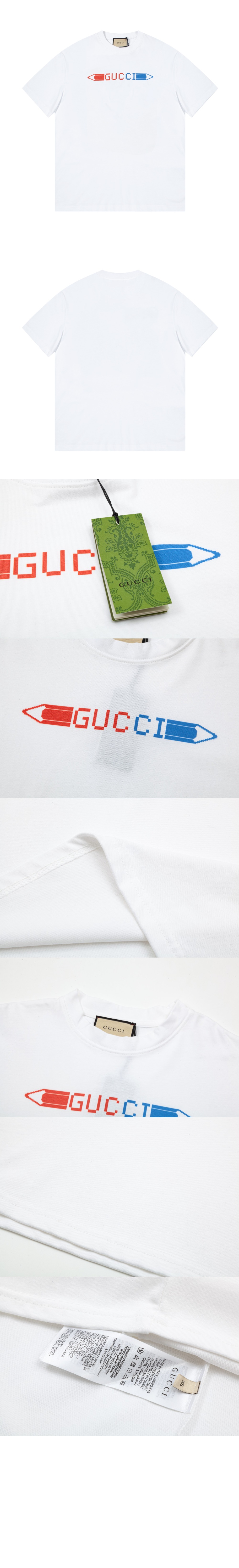 미러급레플리카사이트 | 명품레플리카 전문 쇼핑몰  | 퍼스트원 - 로고 프린트 반팔 > 구찌