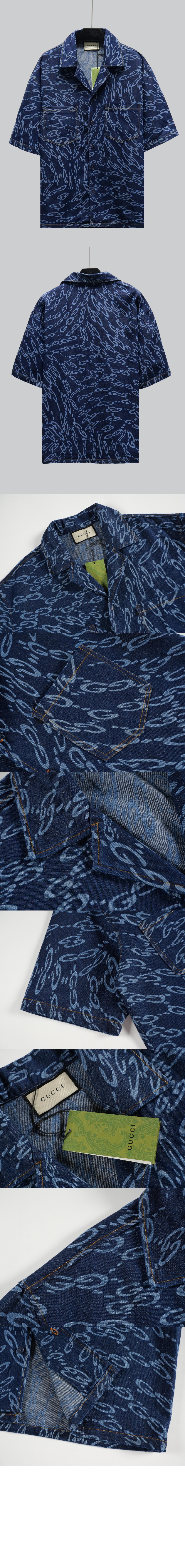 미러급레플리카사이트 | 명품레플리카 전문 쇼핑몰  | 퍼스트원 - 로고 프린트 셔츠 톱 > 구찌