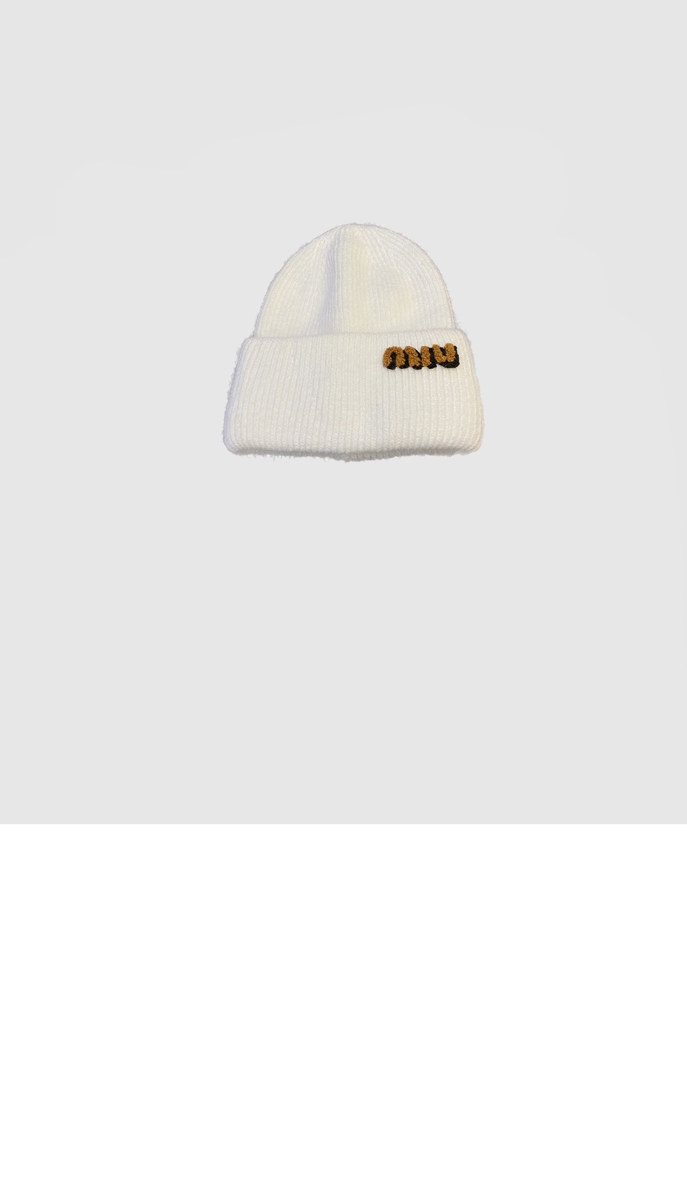 미러급레플리카사이트 | 명품레플리카 전문 쇼핑몰  | 퍼스트원 - 니트 비니 5HC471 > 미우미우