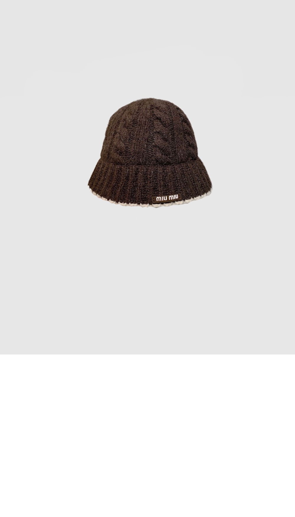 미러급레플리카사이트 | 명품레플리카 전문 쇼핑몰  | 퍼스트원 - 니트 벙거지 5HC264 > 미우미우