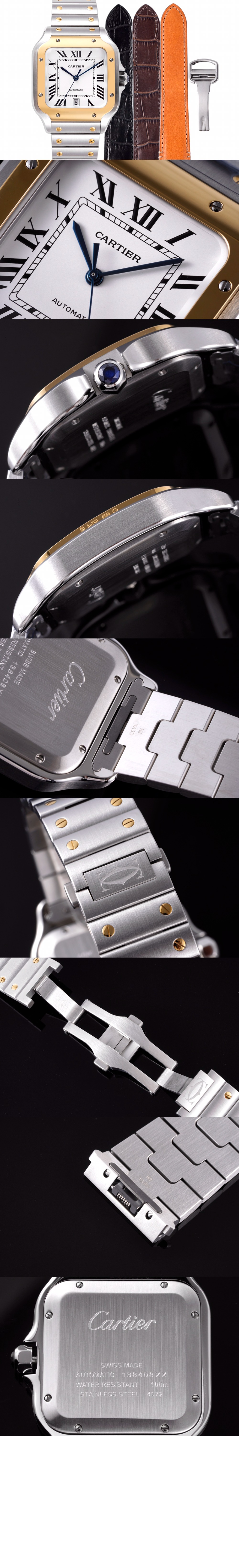 미러급레플리카사이트 | 명품레플리카 전문 쇼핑몰  | 퍼스트원 - 산토스 드 까르띠에 워치 39.8 W2SA0009 > 까르띠에
