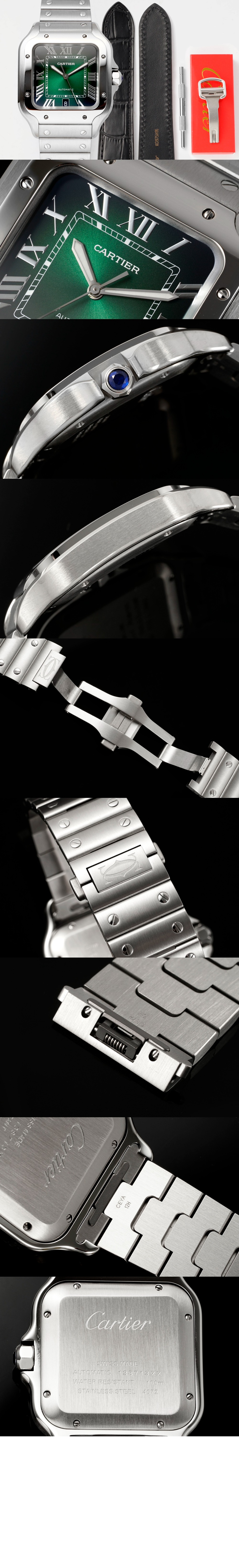 미러급레플리카사이트 | 명품레플리카 전문 쇼핑몰  | 퍼스트원 - 산토스 드 까르띠에 워치 39.8 WSSA0062 > 까르띠에