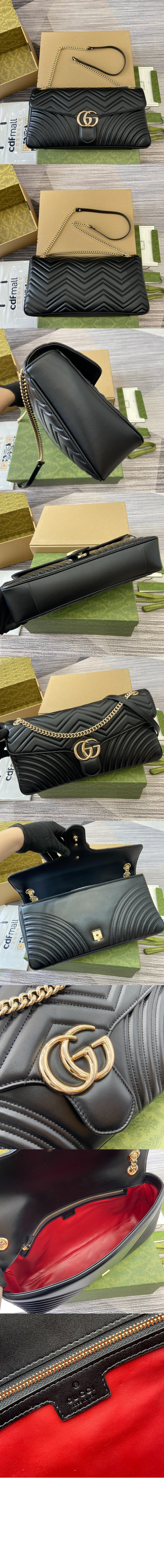 미러급레플리카사이트 | 명품레플리카 전문 쇼핑몰  | 퍼스트원 - 미디엄 레더 숄더백 788371 > 구찌