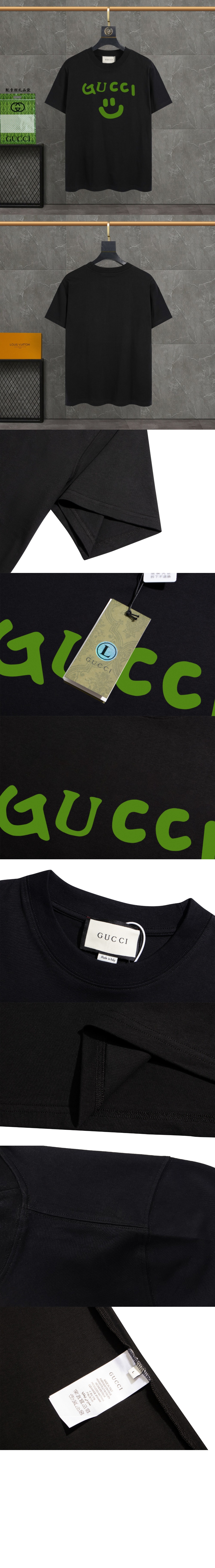 미러급레플리카사이트 | 명품레플리카 전문 쇼핑몰  | 퍼스트원 - 로고 프린트 반팔 > 구찌