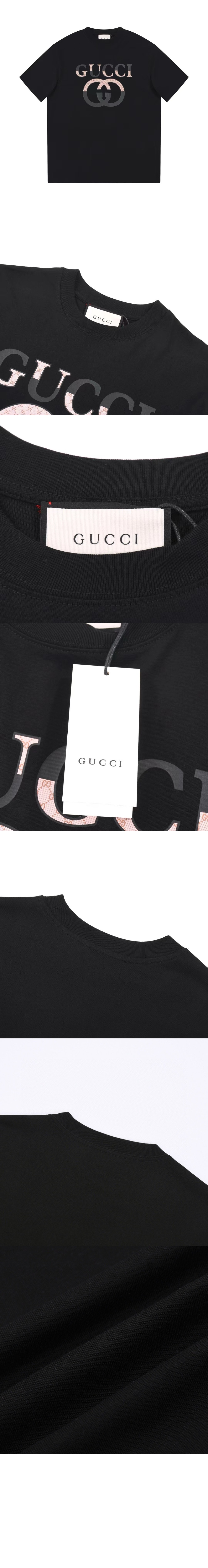 미러급레플리카사이트 | 명품레플리카 전문 쇼핑몰  | 퍼스트원 - 로고 프린트 반팔 > 구찌