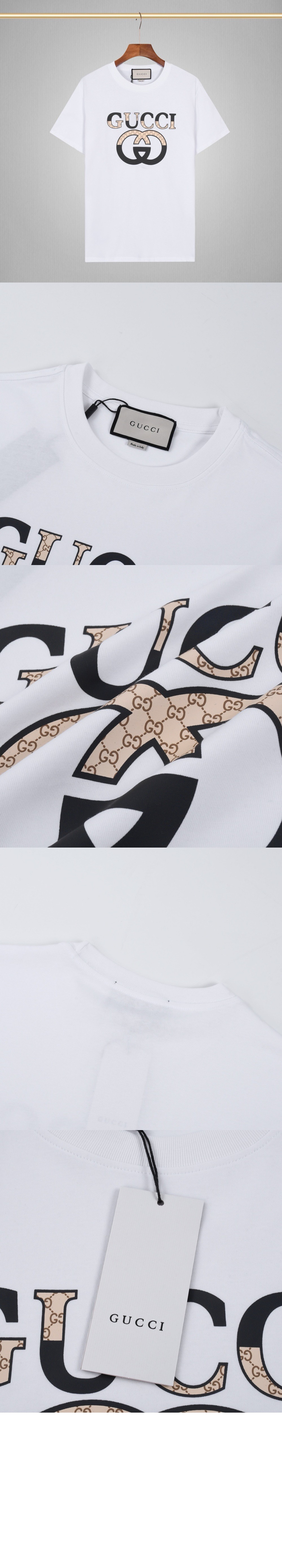 미러급레플리카사이트 | 명품레플리카 전문 쇼핑몰  | 퍼스트원 - 로고 프린트 반팔 > 구찌