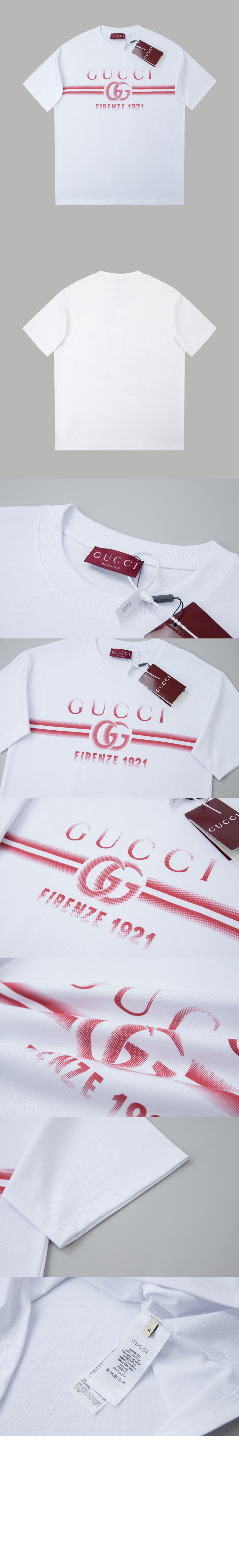 미러급레플리카사이트 | 명품레플리카 전문 쇼핑몰  | 퍼스트원 - 로고 프린트 반팔 > 구찌