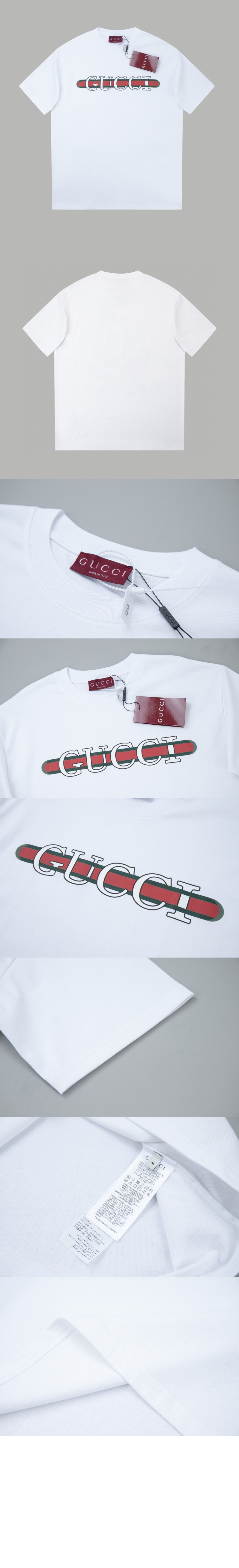 미러급레플리카사이트 | 명품레플리카 전문 쇼핑몰  | 퍼스트원 - 로고 프린트 반팔 > 구찌