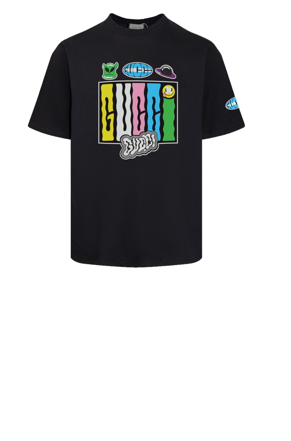 미러급레플리카사이트 | 명품레플리카 전문 쇼핑몰  | 퍼스트원 - 로고 프린트 반팔 > 구찌