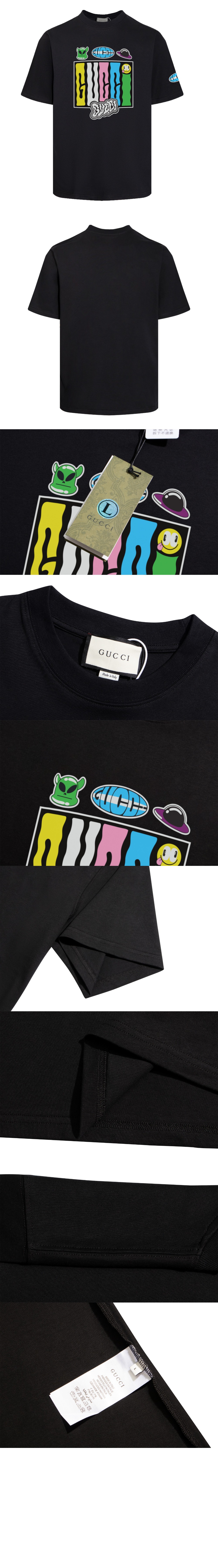 미러급레플리카사이트 | 명품레플리카 전문 쇼핑몰  | 퍼스트원 - 로고 프린트 반팔 > 구찌