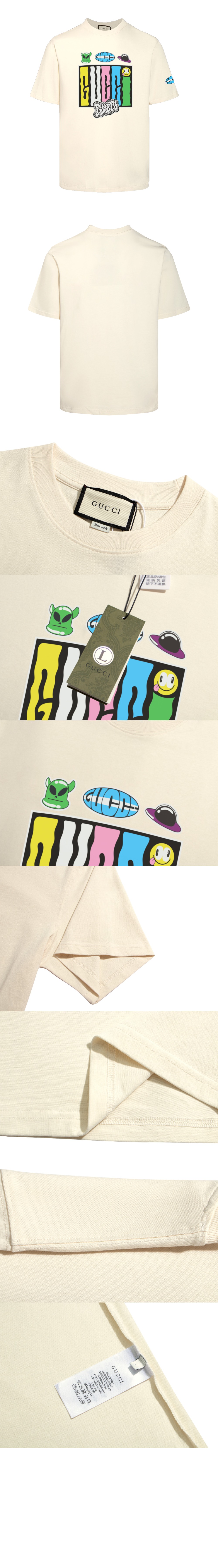 미러급레플리카사이트 | 명품레플리카 전문 쇼핑몰  | 퍼스트원 - 로고 프린트 반팔 > 구찌