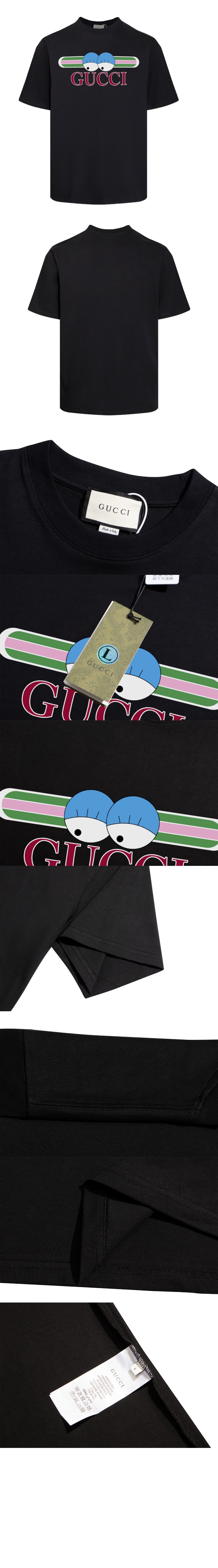 미러급레플리카사이트 | 명품레플리카 전문 쇼핑몰  | 퍼스트원 - 로고 프린트 반팔 > 구찌