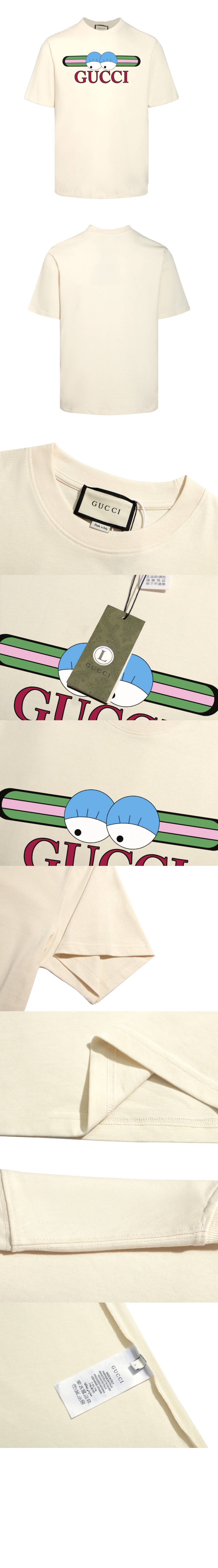 미러급레플리카사이트 | 명품레플리카 전문 쇼핑몰  | 퍼스트원 - 로고 프린트 반팔 > 구찌