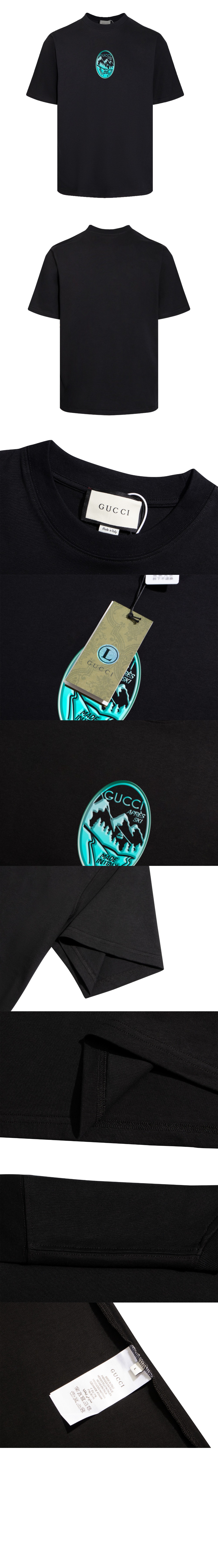 미러급레플리카사이트 | 명품레플리카 전문 쇼핑몰  | 퍼스트원 - 로고 프린트 반팔 > 구찌