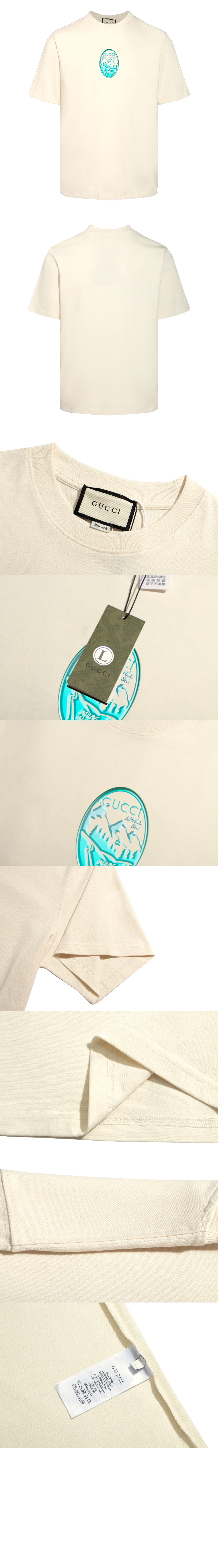 미러급레플리카사이트 | 명품레플리카 전문 쇼핑몰  | 퍼스트원 - 로고 프린트 반팔 > 구찌