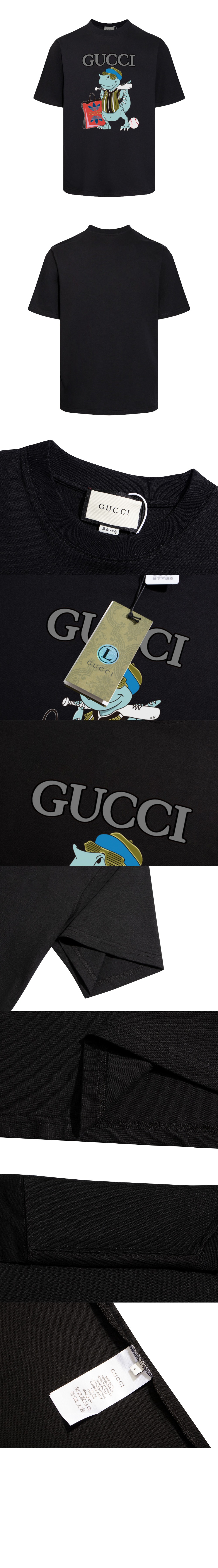 미러급레플리카사이트 | 명품레플리카 전문 쇼핑몰  | 퍼스트원 - 로고 프린트 반팔 > 구찌