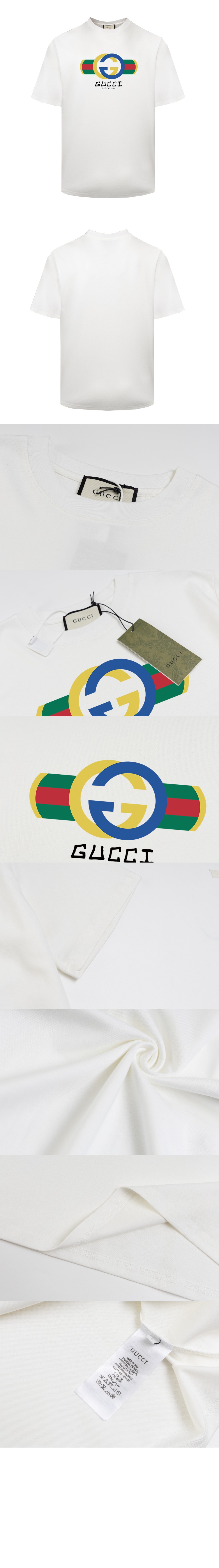 미러급레플리카사이트 | 명품레플리카 전문 쇼핑몰  | 퍼스트원 - 로고 프린트 반팔 > 구찌