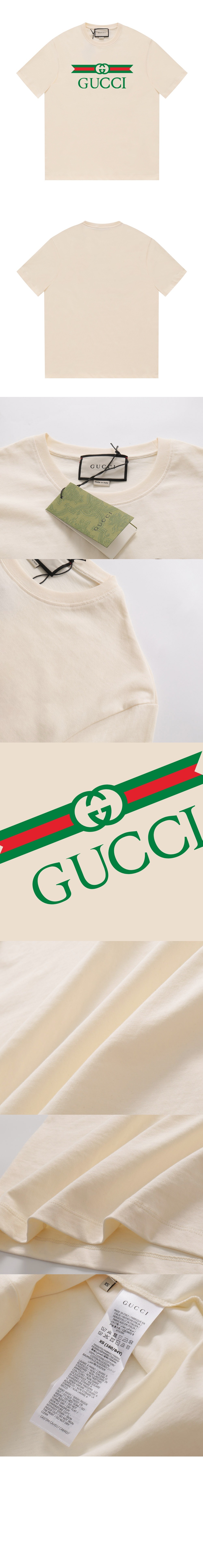 미러급레플리카사이트 | 명품레플리카 전문 쇼핑몰  | 퍼스트원 - 로고 프린트 반팔 > 구찌