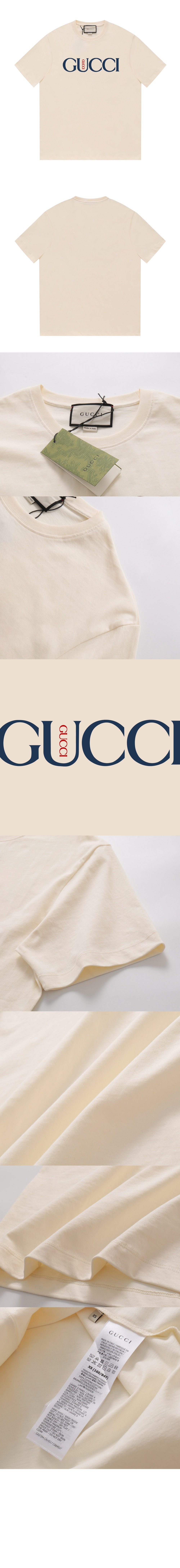 미러급레플리카사이트 | 명품레플리카 전문 쇼핑몰  | 퍼스트원 - 로고 프린트 반팔 > 구찌