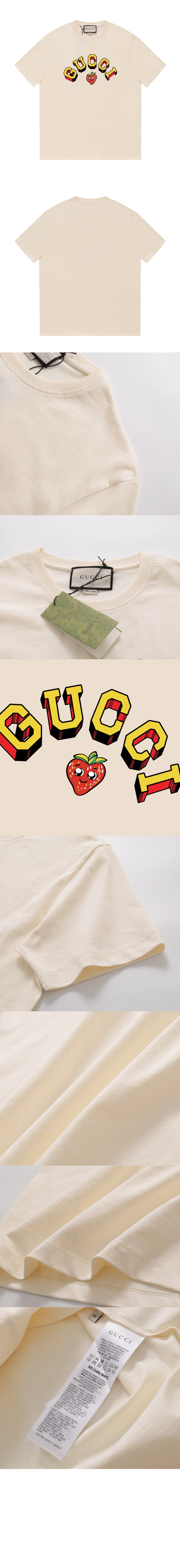 미러급레플리카사이트 | 명품레플리카 전문 쇼핑몰  | 퍼스트원 - 로고 프린트 반팔 > 구찌