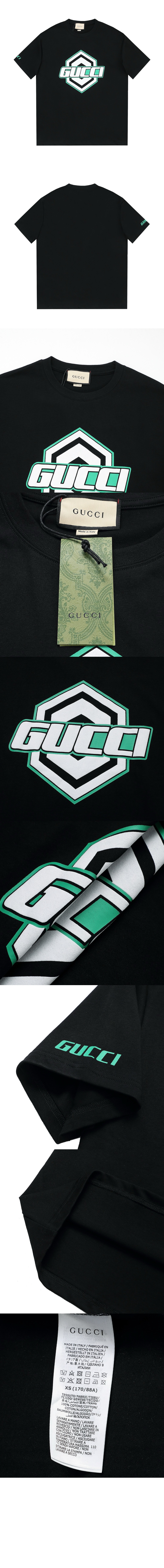 미러급레플리카사이트 | 명품레플리카 전문 쇼핑몰  | 퍼스트원 - 로고 프린트 반팔 > 구찌