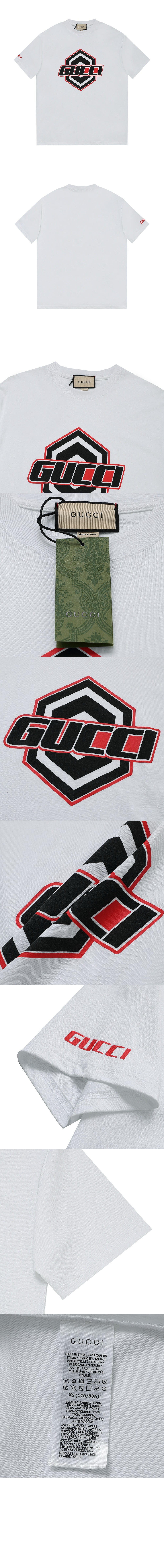 미러급레플리카사이트 | 명품레플리카 전문 쇼핑몰  | 퍼스트원 - 로고 프린트 반팔 > 구찌