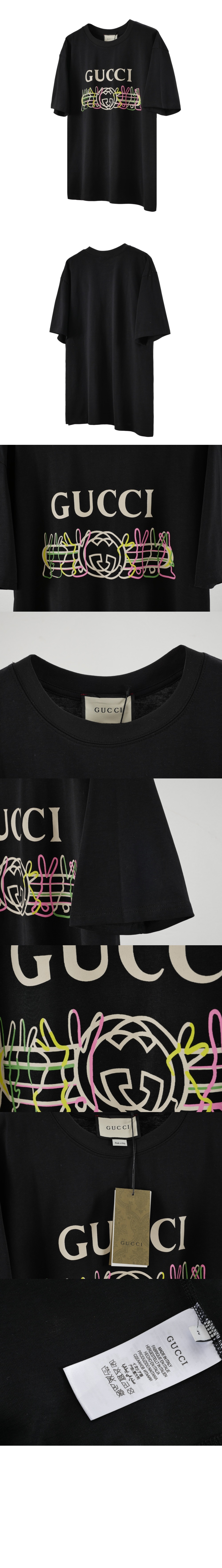 미러급레플리카사이트 | 명품레플리카 전문 쇼핑몰  | 퍼스트원 - 로고 프린트 반팔 > 구찌