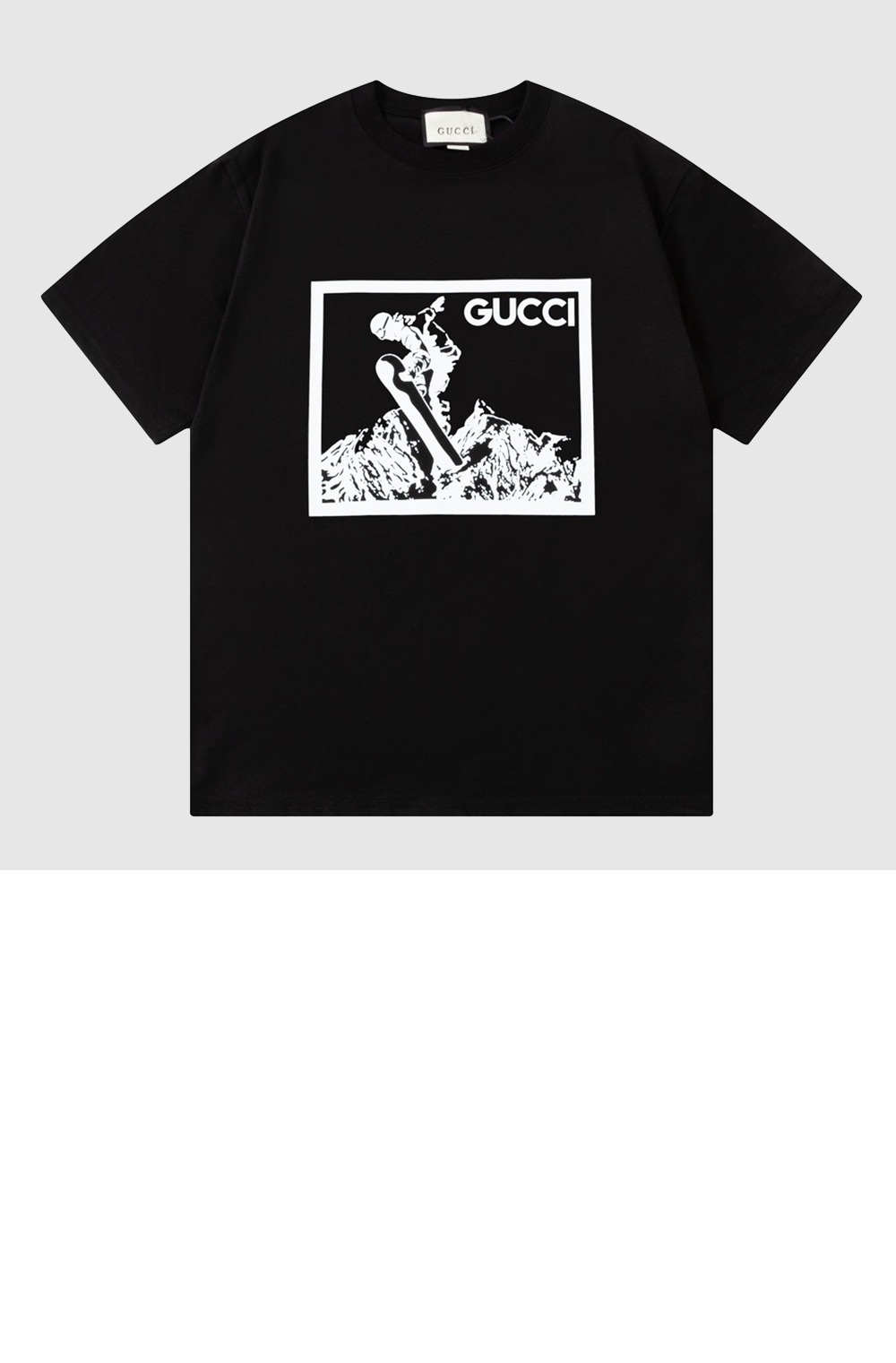 미러급레플리카사이트 | 명품레플리카 전문 쇼핑몰  | 퍼스트원 - 로고 프린트 반팔 > 구찌