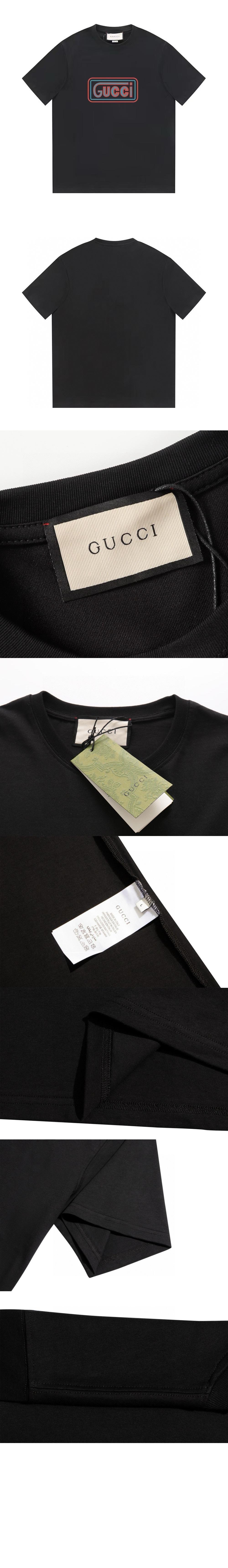 미러급레플리카사이트 | 명품레플리카 전문 쇼핑몰  | 퍼스트원 - 로고 프린트 반팔 > 구찌