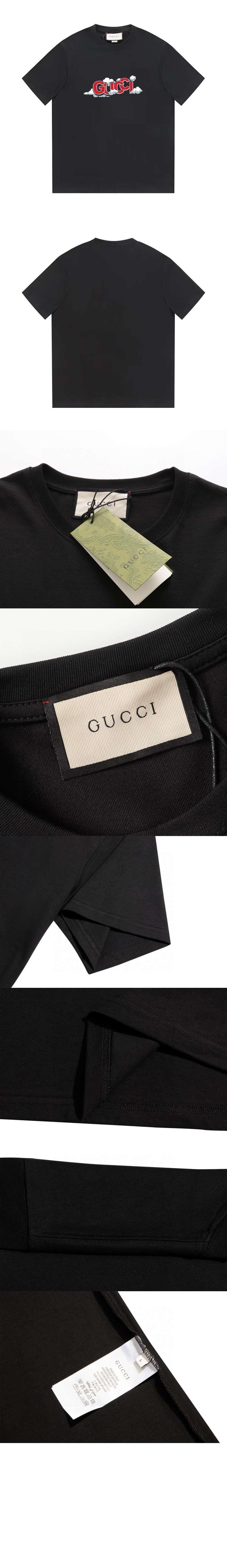 미러급레플리카사이트 | 명품레플리카 전문 쇼핑몰  | 퍼스트원 - 로고 프린트 반팔 > 구찌