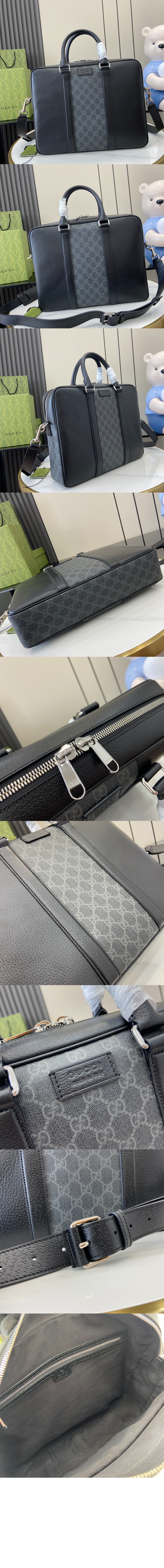 미러급레플리카사이트 | 명품레플리카 전문 쇼핑몰  | 퍼스트원 - 태그 장식의 미디엄 GG 브리프케이스 795461 > 구찌