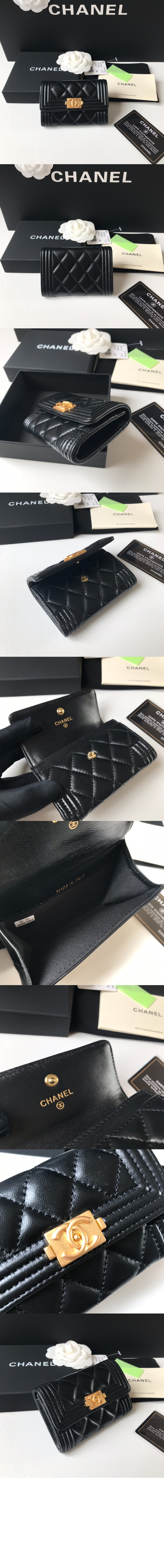 미러급레플리카사이트 | 명품레플리카 전문 쇼핑몰  | 퍼스트원 - 보이 플랩 카드지갑 A80603 > 샤넬