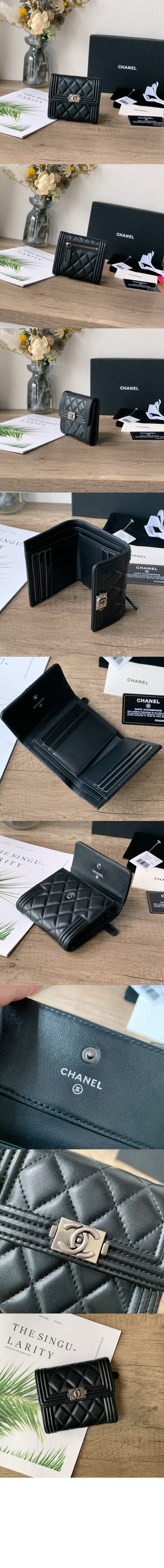 미러급레플리카사이트 | 명품레플리카 전문 쇼핑몰  | 퍼스트원 - 보이 컴팩트 반지갑 A80734 > 샤넬