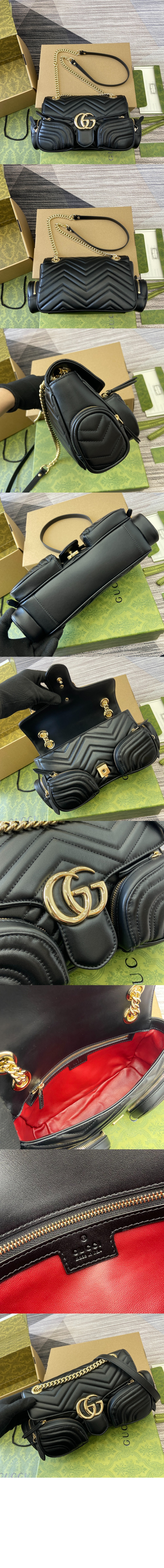 미러급레플리카사이트 | 명품레플리카 전문 쇼핑몰  | 퍼스트원 - GG 마몽 스몰 멀티 포켓백 795228 > 구찌