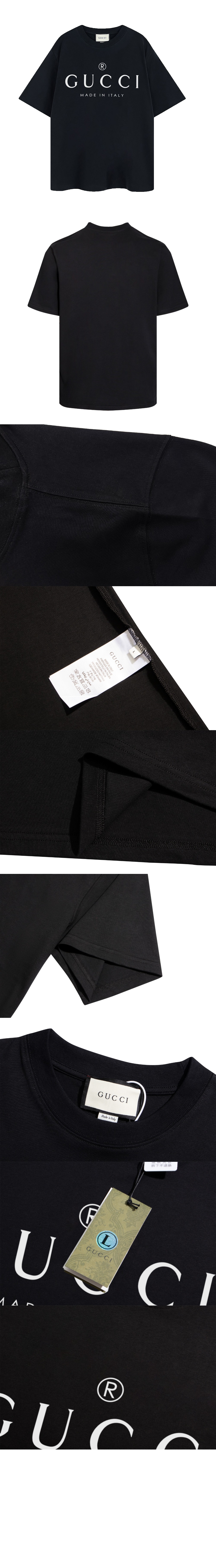 미러급레플리카사이트 | 명품레플리카 전문 쇼핑몰  | 퍼스트원 - 로고 프린트 반팔 > 구찌