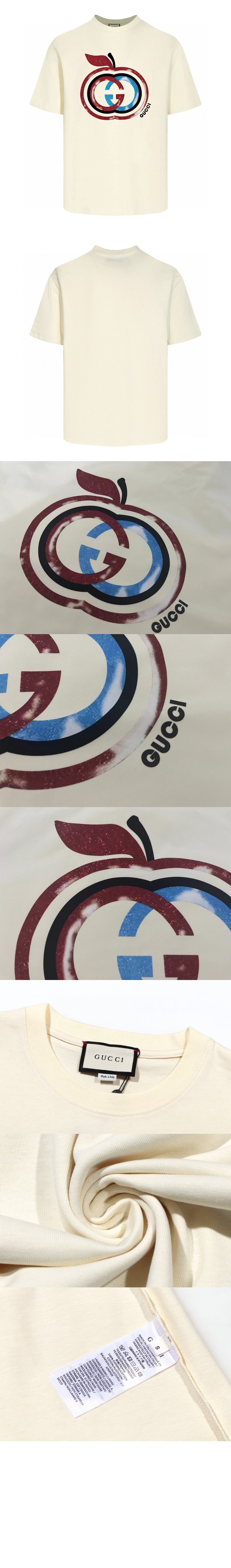 미러급레플리카사이트 | 명품레플리카 전문 쇼핑몰  | 퍼스트원 - 로고 프린트 반팔 > 구찌