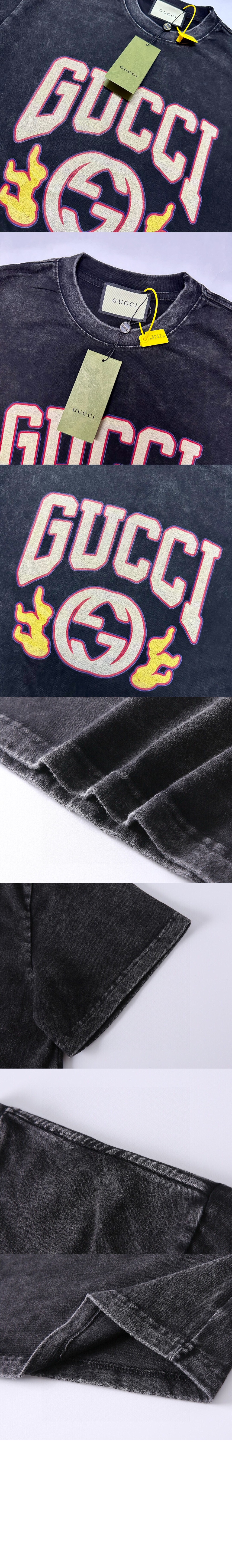 미러급레플리카사이트 | 명품레플리카 전문 쇼핑몰  | 퍼스트원 - 로고 프린트 반팔 > 구찌