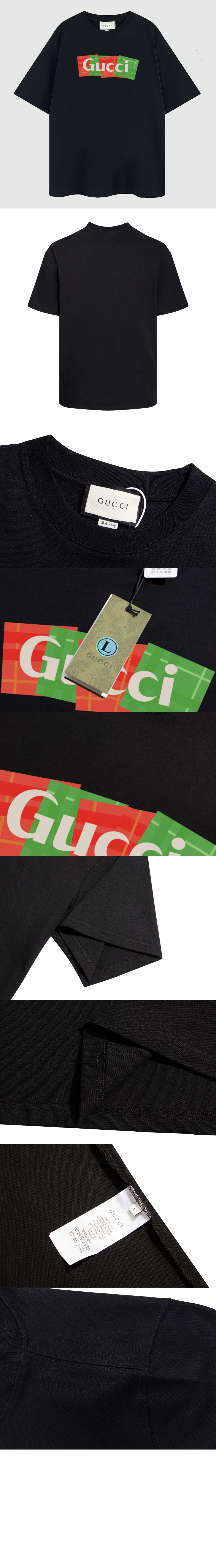 미러급레플리카사이트 | 명품레플리카 전문 쇼핑몰  | 퍼스트원 - 로고 프린트 반팔 > 구찌