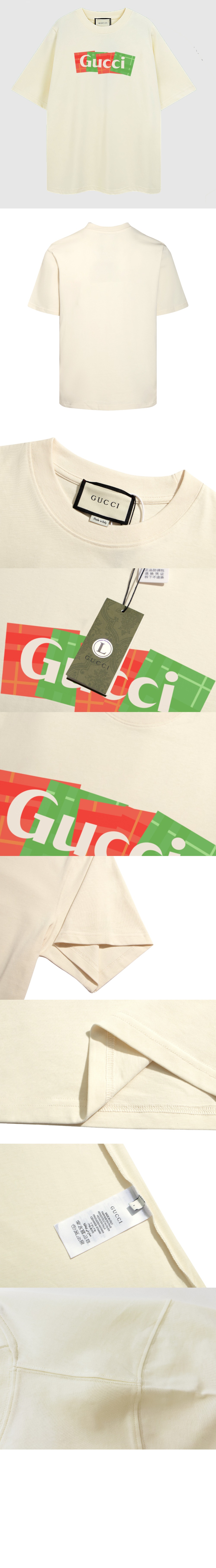 미러급레플리카사이트 | 명품레플리카 전문 쇼핑몰  | 퍼스트원 - 로고 프린트 반팔 > 구찌