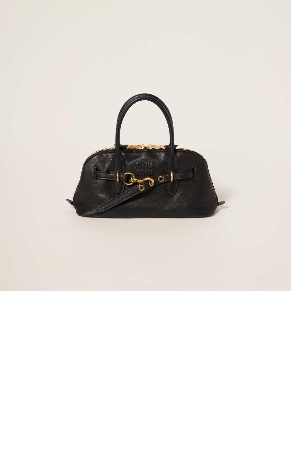 미러급레플리카사이트 | 명품레플리카 전문 쇼핑몰  | 퍼스트원 - 아방뛰르 나파 가죽 탑 핸들백 5BB168 > 미우미우