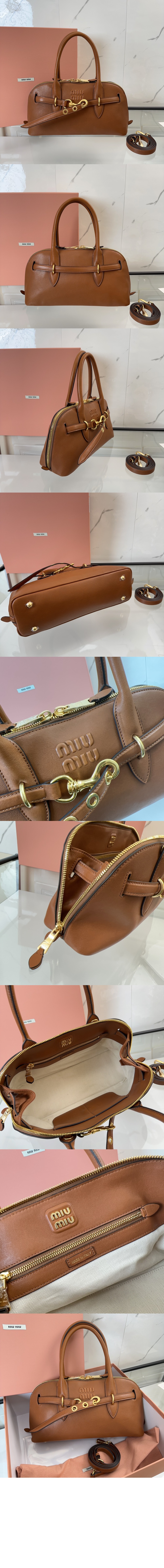 미러급레플리카사이트 | 명품레플리카 전문 쇼핑몰  | 퍼스트원 - 아방뛰르 나파 가죽 탑 핸들백 5BB168 > 미우미우