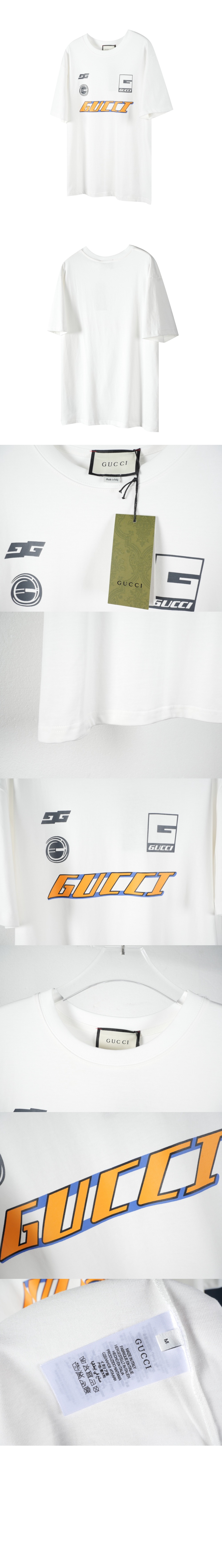 미러급레플리카사이트 | 명품레플리카 전문 쇼핑몰  | 퍼스트원 - 로고 프린트 반팔 > 구찌